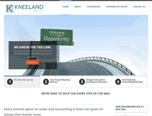 Tablet Screenshot of kneelandcpa.com
